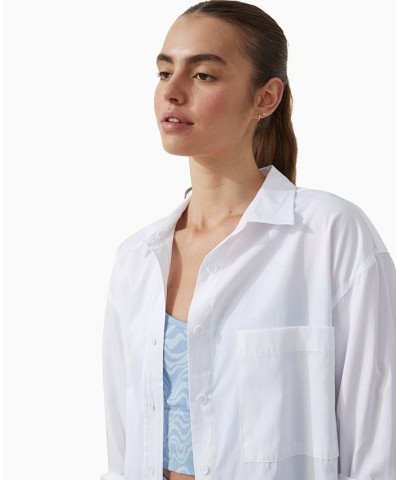 Women's Active Shirt Top White $24.00 Tops