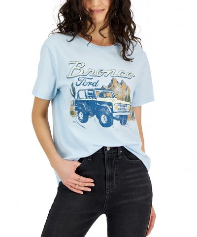 Juniors' Ford Bronco Graphic Crewneck T-Shirt Omphalodes $10.06 Tops