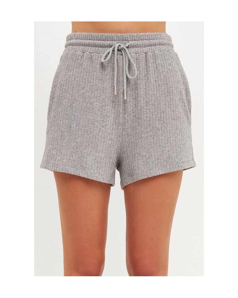 Women's Loungewear Knit Shorts Light heather grey $43.20 Shorts