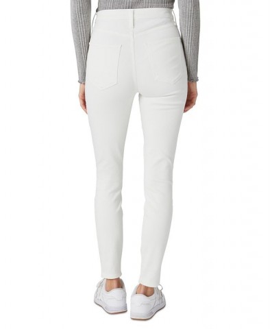 Women's Ava Mid-Rise Skinny Jeans Bright White $51.23 Jeans