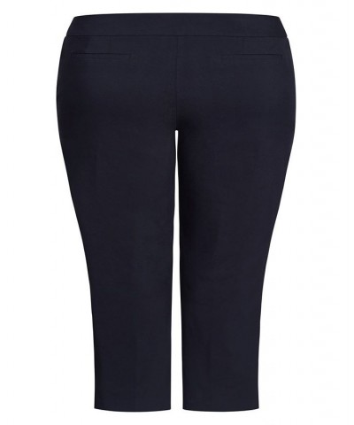 Plus Size Super Stretch Zip Tall Pants Classic Navy $37.92 Pants