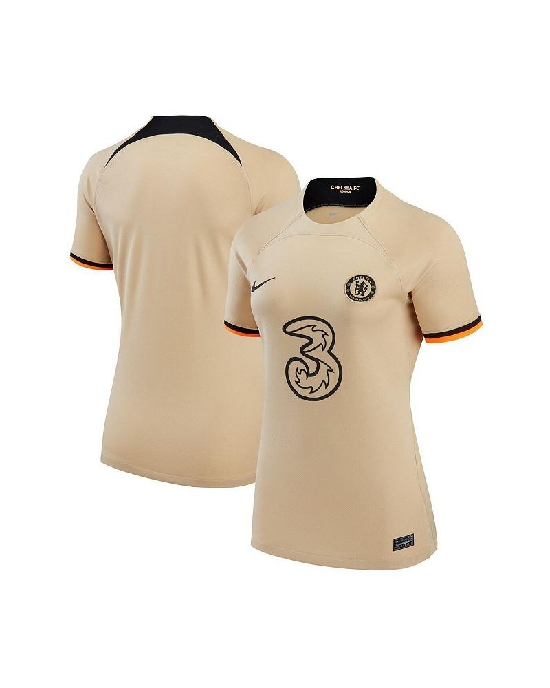 Women's Gold Chelsea 2022/23 Third Replica Jersey Gold $34.65 Jersey