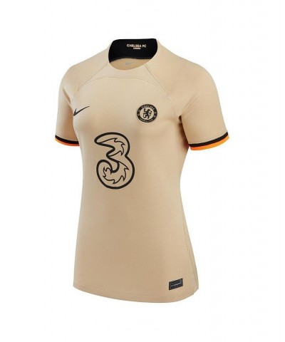 Women's Gold Chelsea 2022/23 Third Replica Jersey Gold $34.65 Jersey