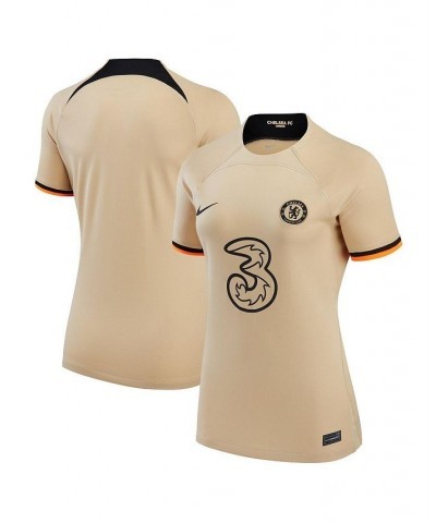 Women's Gold Chelsea 2022/23 Third Replica Jersey Gold $34.65 Jersey