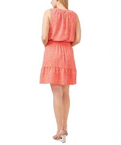 Plus Size Printed Fit & Flare Smocked Dress Ditsy Coral $29.03 Dresses