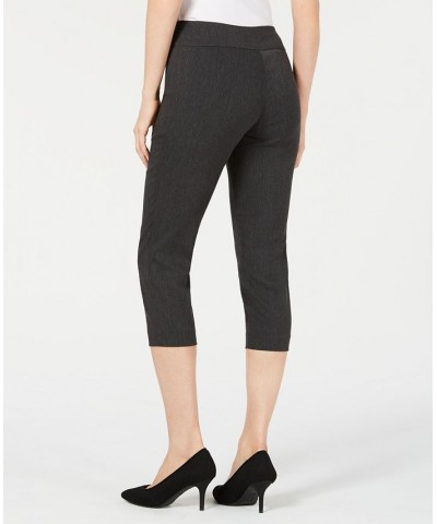 Essential Petite Capri Pull-On with Tummy-Control Dark Grey Heather $17.84 Pants