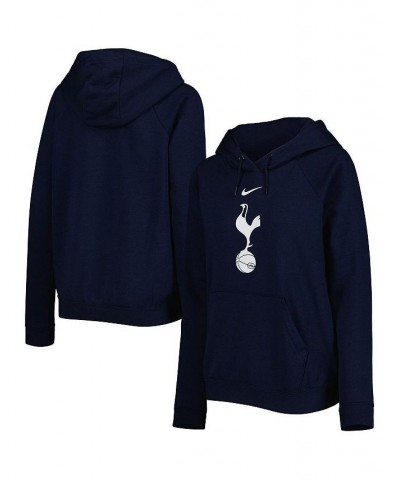 Women's Navy Tottenham Hotspur Varsity Raglan Tri-Blend Pullover Hoodie Navy $35.20 Sweatshirts