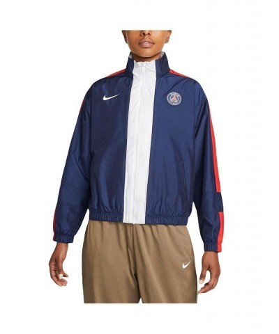 Women's Navy Paris Saint-Germain Essential Anthem Full-Zip Jacket Navy $45.50 Jackets