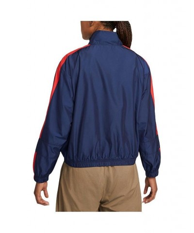 Women's Navy Paris Saint-Germain Essential Anthem Full-Zip Jacket Navy $45.50 Jackets