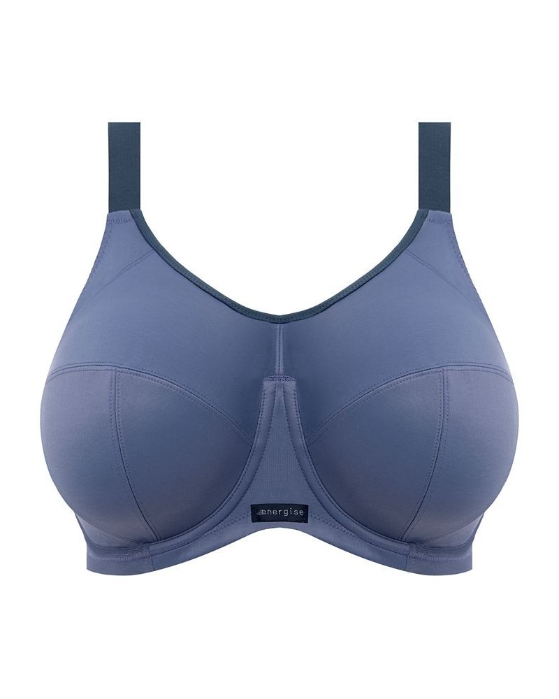 Full Figure Energise Moisture Wicking Underwire Sports Bra EL8041 Online Only White $40.29 Bras