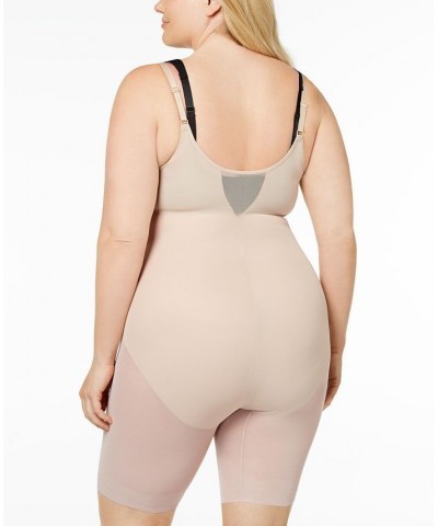 Women's Extra Firm Tummy-Control Open Bust Thigh Slimming Body Shaper 2781 Tan/Beige $39.20 Shapewear