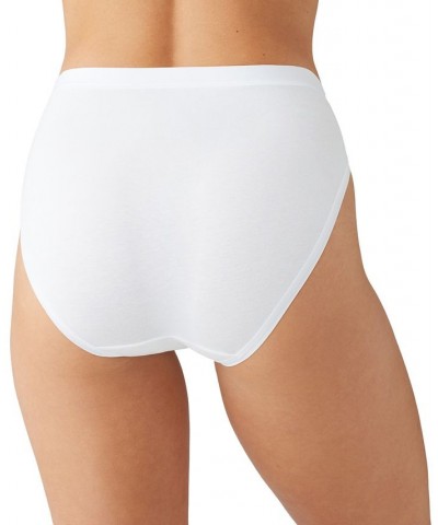 Women's Understated Cotton Hi-Cut Underwear 879362 White $11.70 Panty