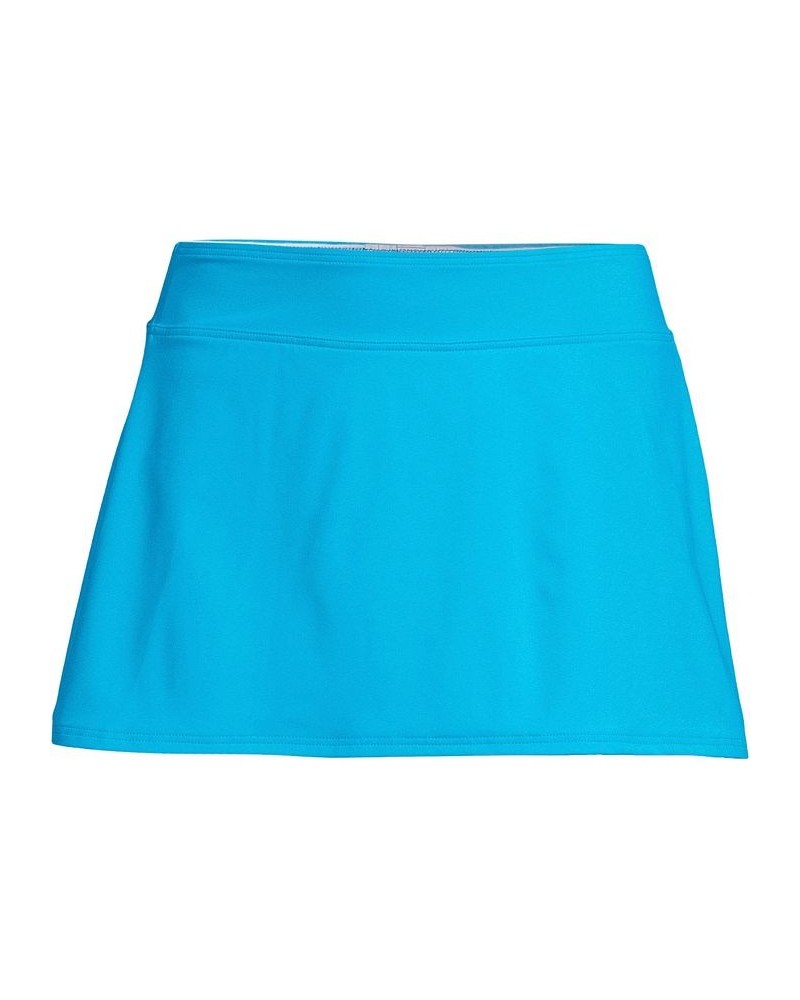 Women's Mini Swim Skirt Swim Bottoms Turquoise $28.54 Swimsuits