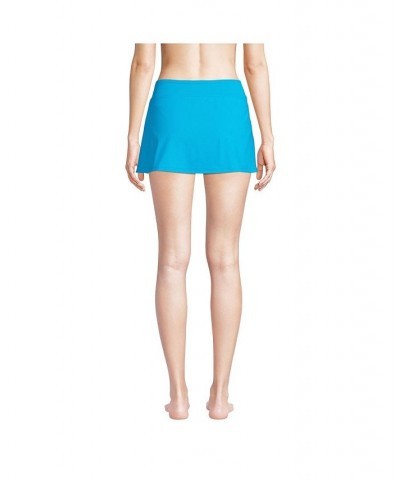 Women's Mini Swim Skirt Swim Bottoms Turquoise $28.54 Swimsuits