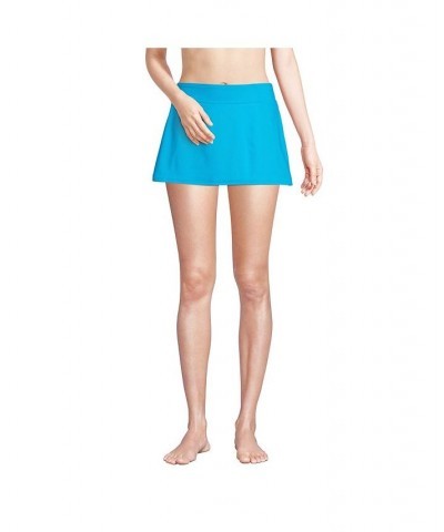 Women's Mini Swim Skirt Swim Bottoms Turquoise $28.54 Swimsuits