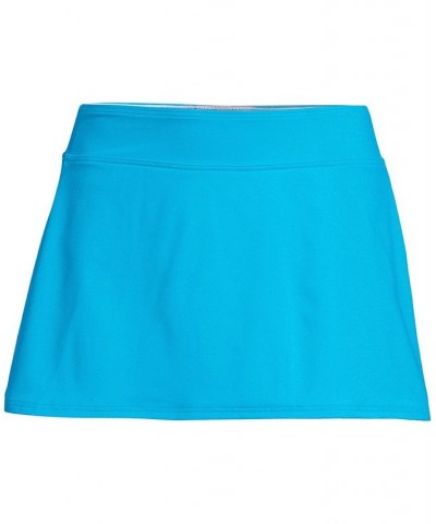 Women's Mini Swim Skirt Swim Bottoms Turquoise $28.54 Swimsuits