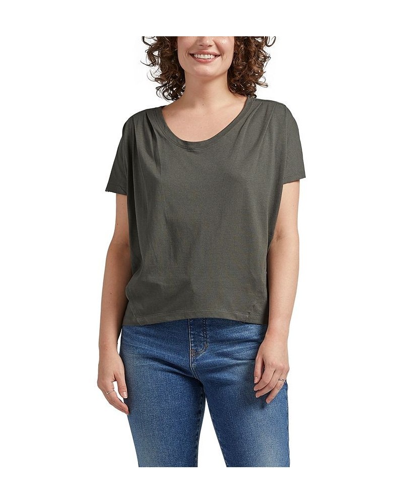 Women's Flutter Sleeved T-shirt Olive $22.36 Tops