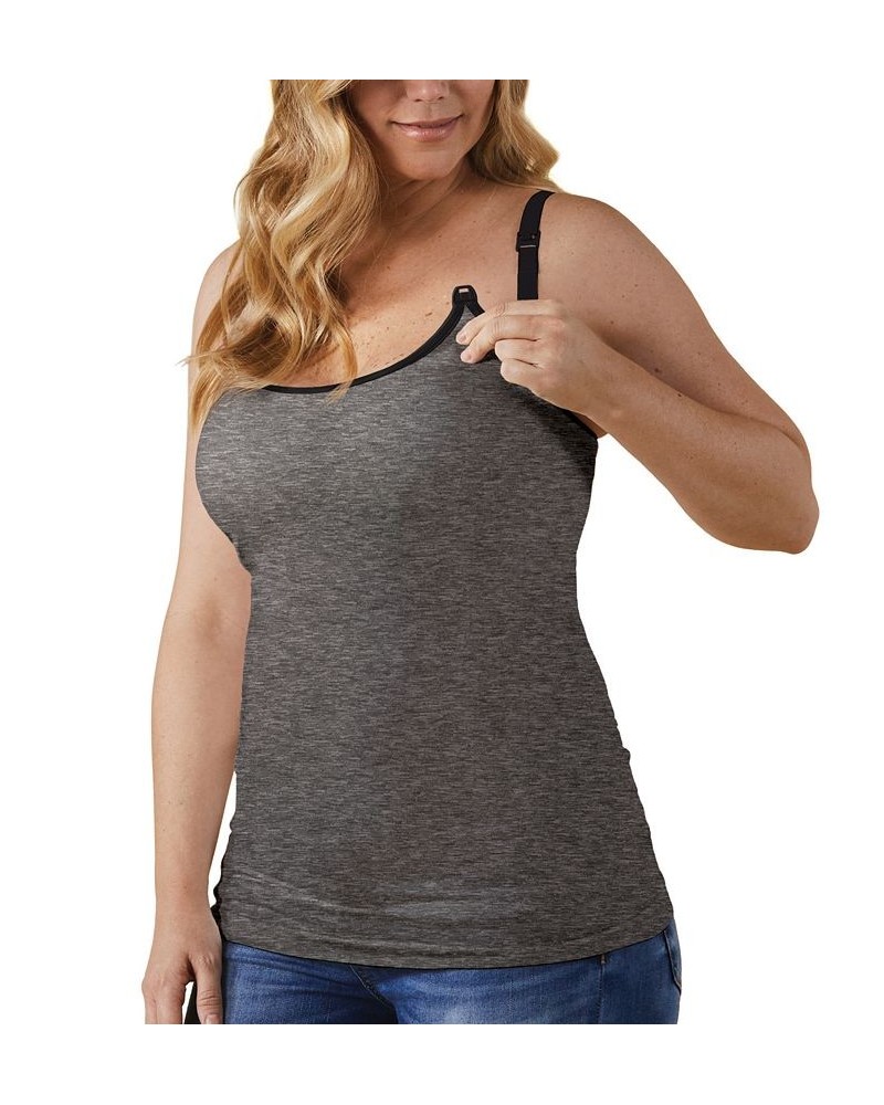 Women's Classic Nursing Camisole Gray $16.70 Lingerie