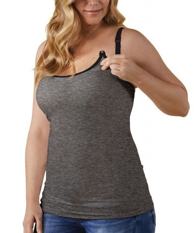 Women's Classic Nursing Camisole Gray $16.70 Lingerie