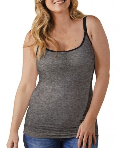 Women's Classic Nursing Camisole Gray $16.70 Lingerie