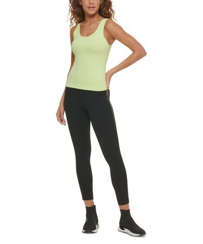 Logo 7/8 Length Leggings Green $13.09 Pants