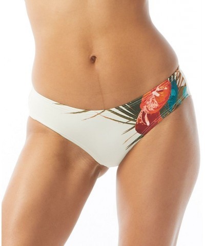 Women's Tropical-Print Cheeky-Fit Hipster Bikini Bottoms Multi $28.00 Swimsuits