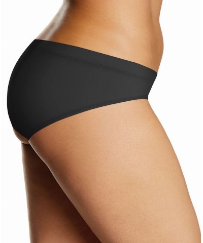 Women's Barely There Invisible Look Bikini DMBTBK Black $9.08 Panty