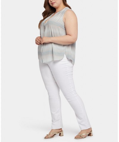 Plus Size Sleeveless Pintuck Blouse Azure Orac $25.15 Tops