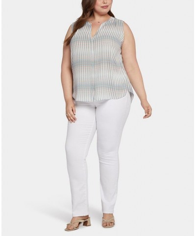 Plus Size Sleeveless Pintuck Blouse Azure Orac $25.15 Tops