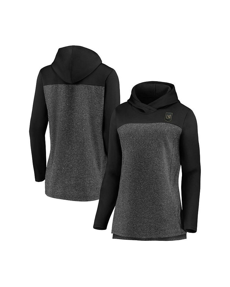 Women's Branded Charcoal Black LAFC Primary Team Logo Pullover Hoodie Charcoal, Black $44.19 Sweatshirts