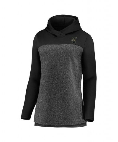 Women's Branded Charcoal Black LAFC Primary Team Logo Pullover Hoodie Charcoal, Black $44.19 Sweatshirts